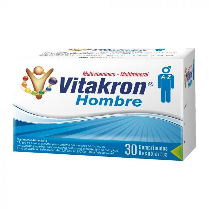 VITAKRON HOMBRE X 30 COMPRIMIDOS RECUBIERTOS